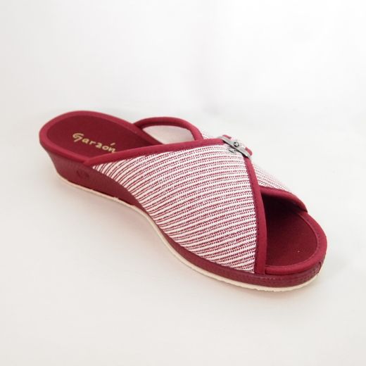Zapatillas de casa Garzon 753-156 Granate