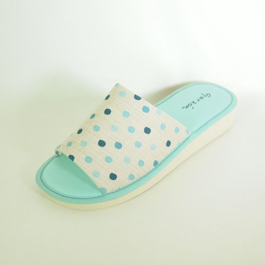 Zapatillas de casa Garzón C400-187 Verde