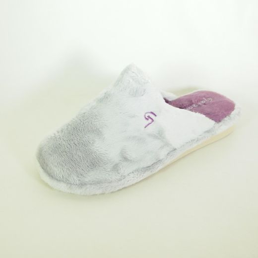 Zapatillas de casa Garzón P227-275 Gris Perla