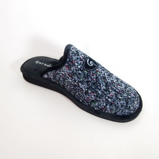 Zapatillas de casa Garzón P351-594 Negro