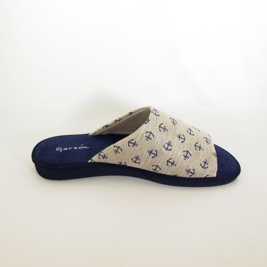 Zapatillas de casa Garzón P375-145 Azul Marino