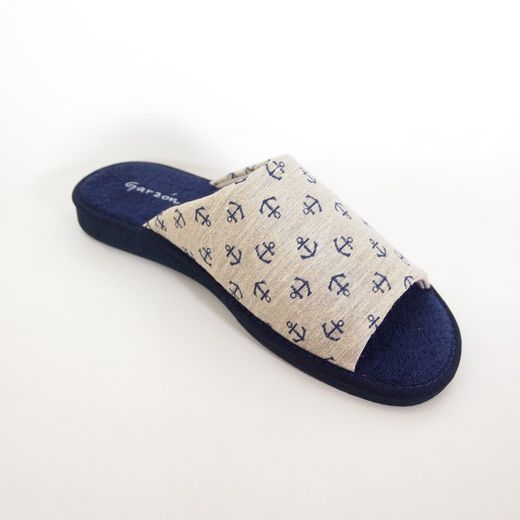Zapatillas de casa Garzón P375-145 Azul Marino