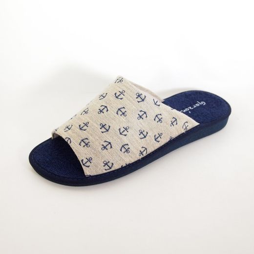Zapatillas de casa Garzón P375-145 Azul Marino
