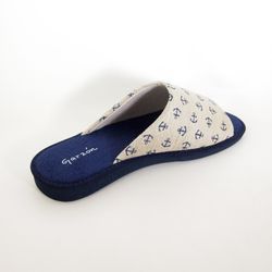 Zapatillas de casa Garzón P375-145 Azul Marino