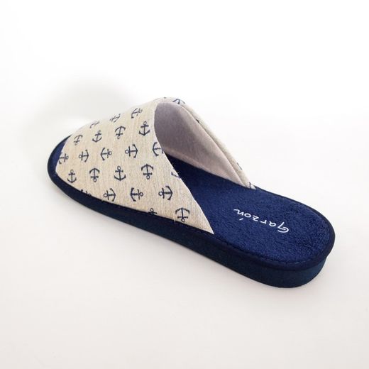 Zapatillas de casa Garzón P375-145 Azul Marino