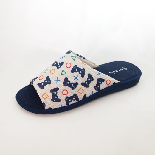 Zapatillas de casa Garzón P375-174 Marino