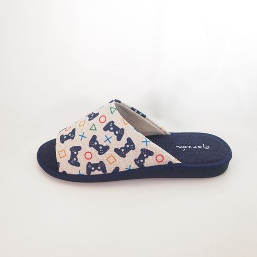 Zapatillas de casa Garzón P375-174 Marino