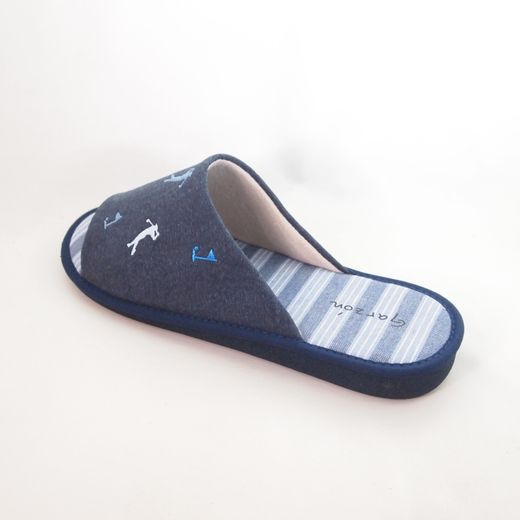 Zapatillas de casa Garzon P381-127 Jeans