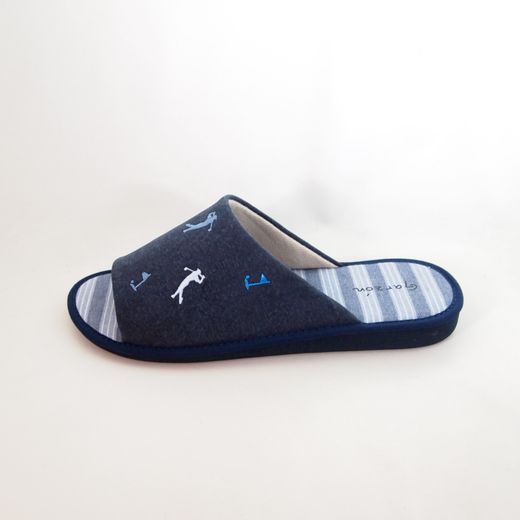 Zapatillas de casa Garzon P381-127 Jeans