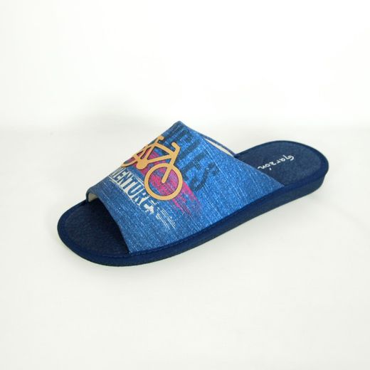 Zapatillas de casa Garzón P397-129 Azul