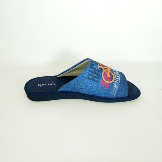 Zapatillas de casa Garzón P397-129 Azul