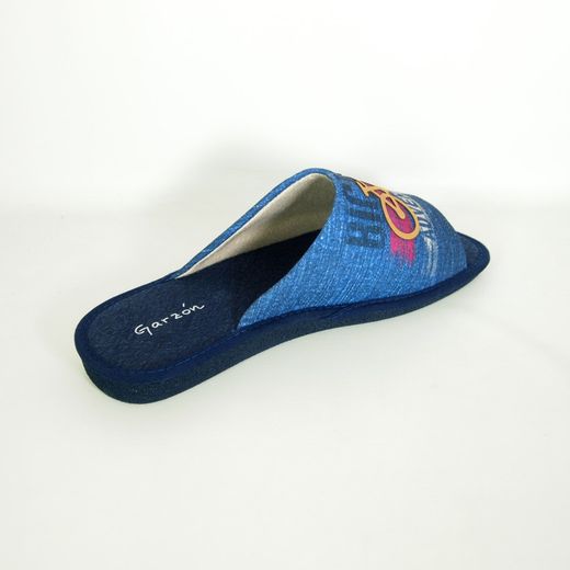 Zapatillas de casa Garzón P397-129 Azul