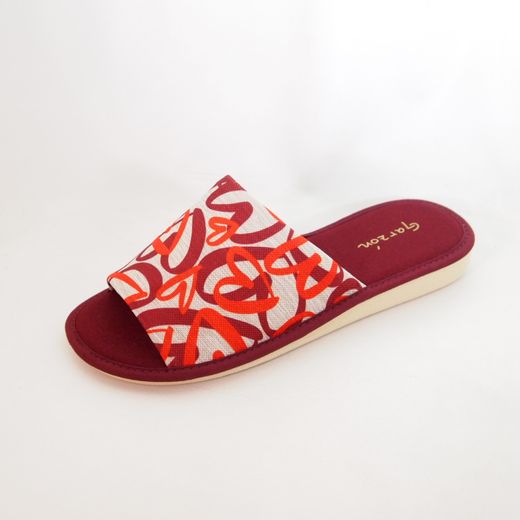Zapatillas de casa Garzón P400-225 Granate