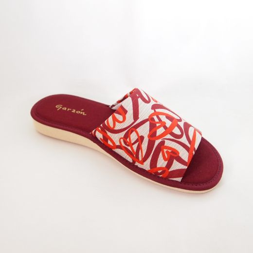 Zapatillas de casa Garzón P400-225 Granate