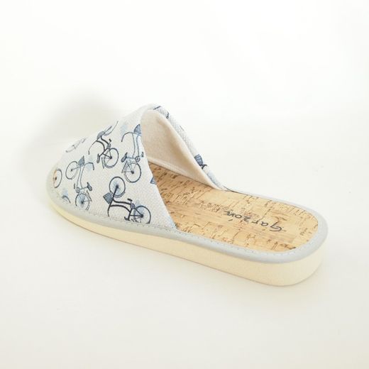 Zapatillas de casa Garzón P401-183 Gris Perla