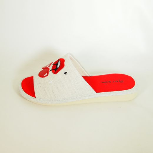 Zapatillas de casa Garzón P436_119 Cherry Gris Perla