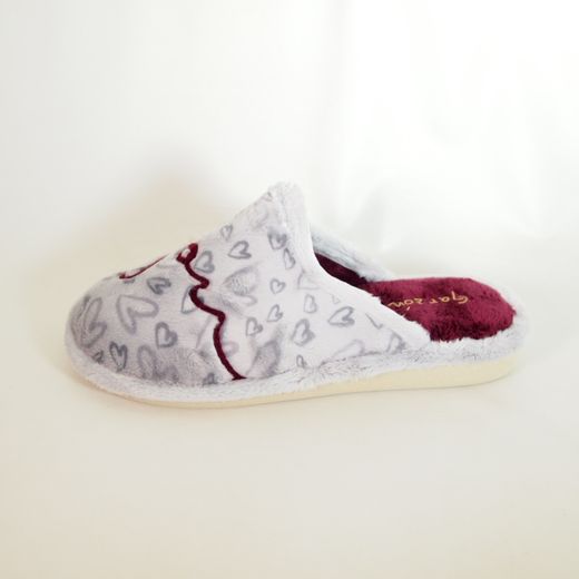 Zapatillas de casa Garzón P494-275 Gris Perla