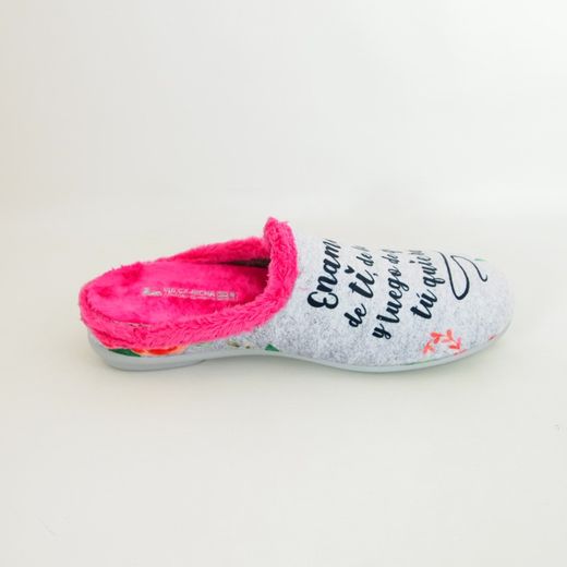 Zapatillas de casa Vulca-Bicha 1370 Gris Perla
