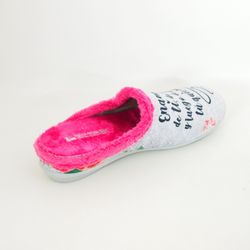 Zapatillas de casa Vulca-Bicha 1370 Gris Perla