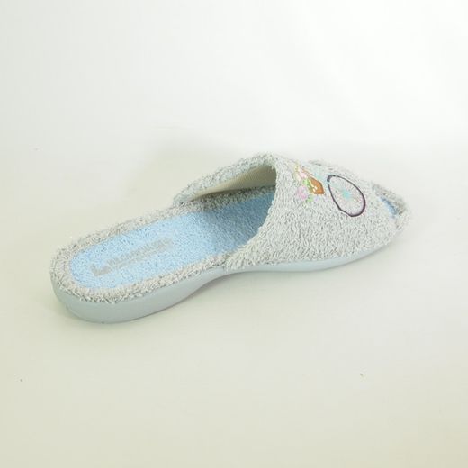 Zapatillas de casa Vulca-Bicha 2913 Azul Celeste
