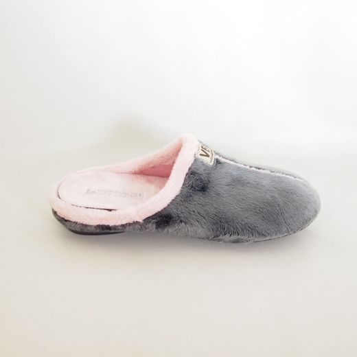 Zapatillas de casa Vulca-Bicha 4311 Gris-Rosa