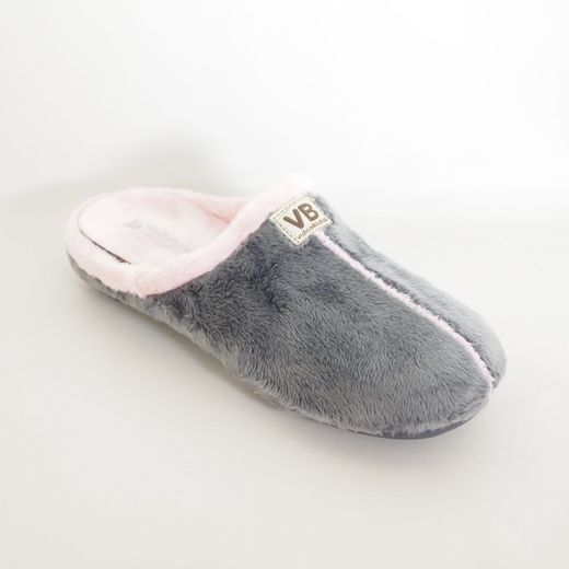 Zapatillas de casa Vulca-Bicha 4311 Gris-Rosa