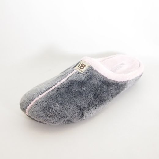 Zapatillas de casa Vulca-Bicha 4311 Gris-Rosa