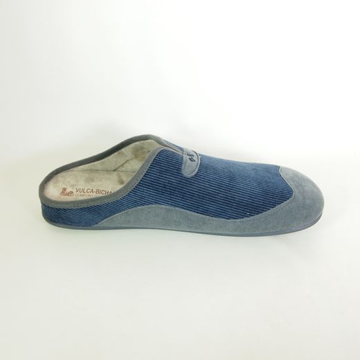 Zapatillas de casa Vulca-Bicha 4868 Azul y Gris