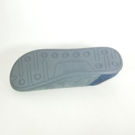 Zapatillas de casa Vulca-Bicha 4868 Azul y Gris