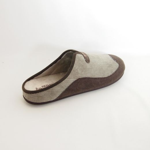 Zapatillas de casa Vulca-Bicha 4868 Kaki-Marrón