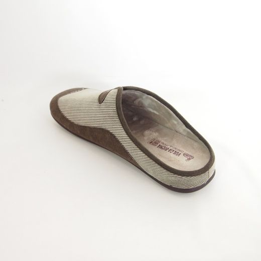Zapatillas de casa Vulca-Bicha 4868 Kaki-Marrón