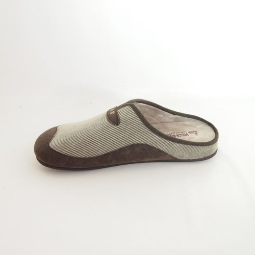 Zapatillas de casa Vulca-Bicha 4868 Kaki-Marrón