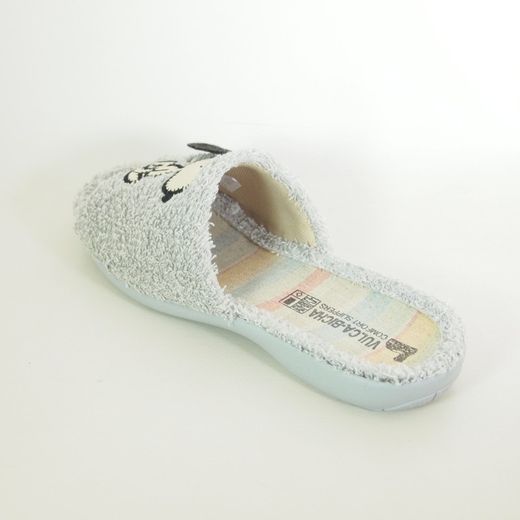 Zapatillas de casa Vulca-Bicha 4907 Snoppy Gris Perla