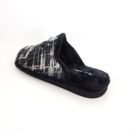 Zapatillas de estar por casa Garzón P351-294 Negro