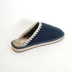 Zapatillas de estar por casa Vul·ladi 2554-041 Azul-Taupe