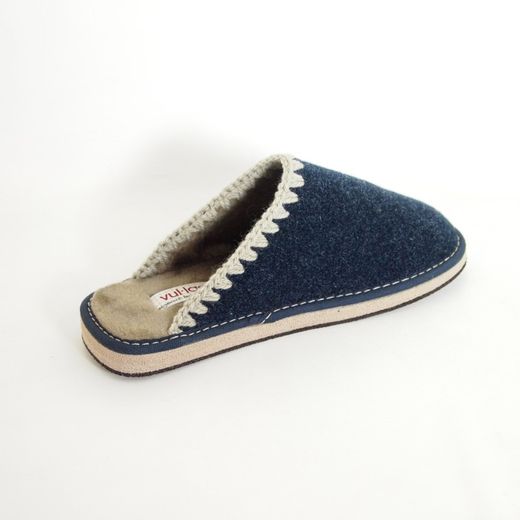 Zapatillas de estar por casa Vul·ladi 2554-041 Azul-Taupe