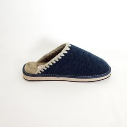 Zapatillas de estar por casa Vul·ladi 2554-041 Azul-Taupe