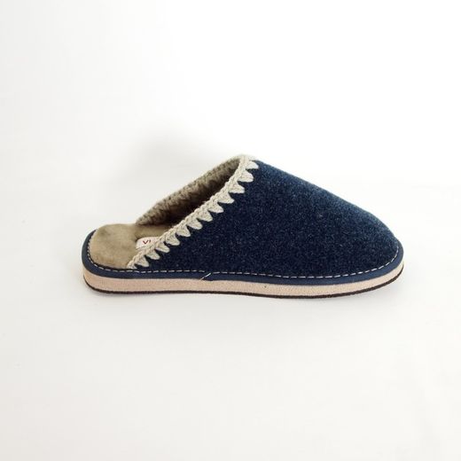 Zapatillas de estar por casa Vul·ladi 2554-041 Azul-Taupe