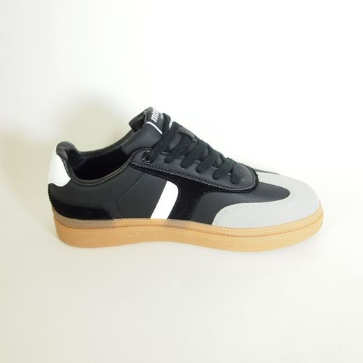 Zapatillas deportivas Mustang 60461 Negro y Blanco