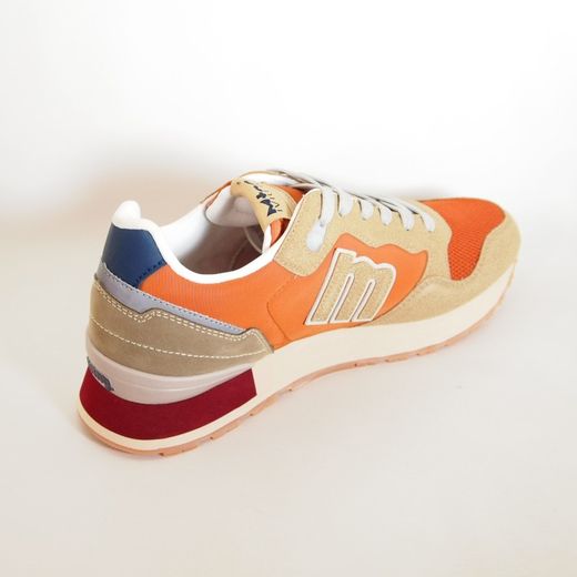 Zapatillas deportivas Mustang 84427 Arena y Naranja