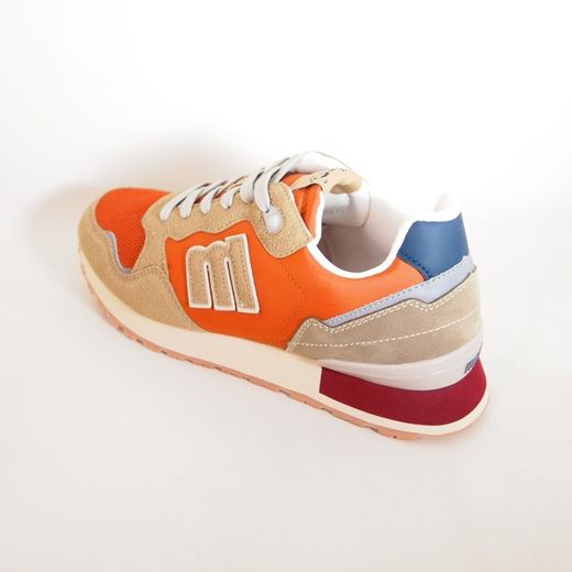Zapatillas deportivas Mustang 84427 Arena y Naranja