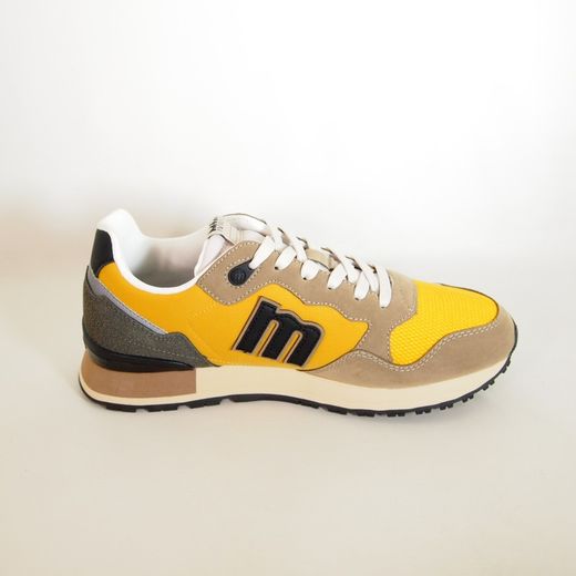 Zapatillas deportivas Mustang 84427 Taupe y Mostaza