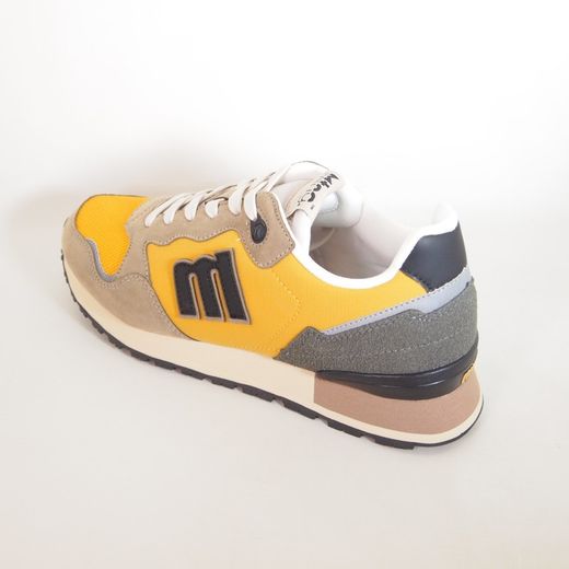 Zapatillas deportivas Mustang 84427 Taupe y Mostaza
