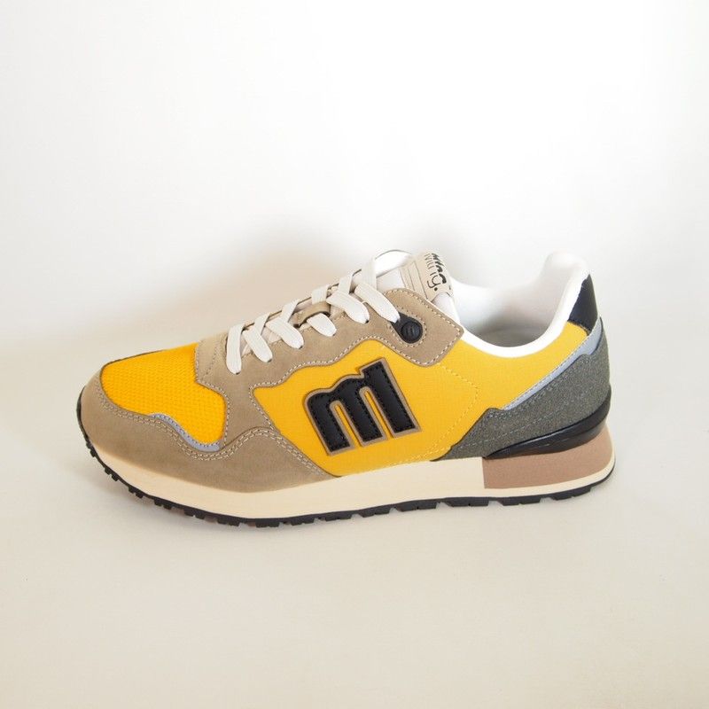 Zapatillas deportivas Mustang 84427 Taupe y Mostaza 40