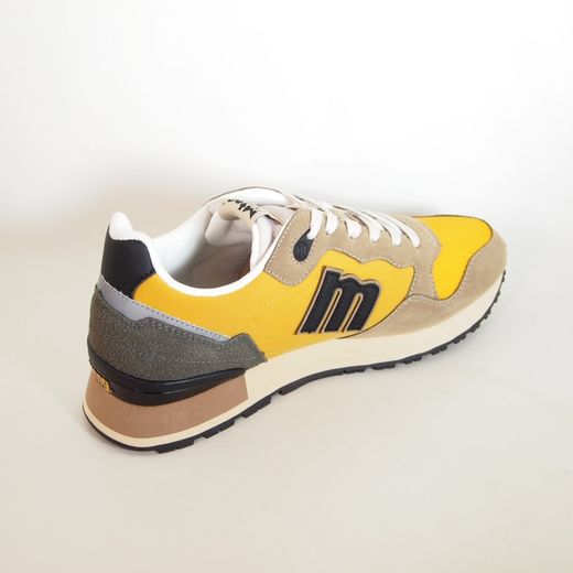 Zapatillas deportivas Mustang 84427 Taupe y Mostaza