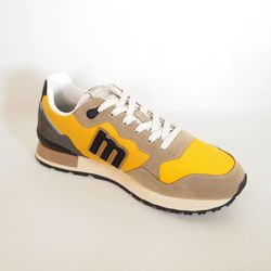 Zapatillas deportivas Mustang 84427 Taupe y Mostaza