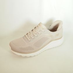 Zapatillas deportivas Skechers 117497 Bobs Squad Chaos Current Muse Natural-Oro