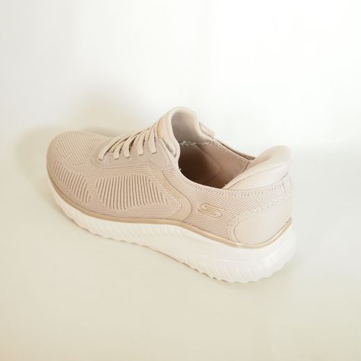 Zapatillas deportivas Skechers 117497 Bobs Squad Chaos Current Muse Natural-Oro