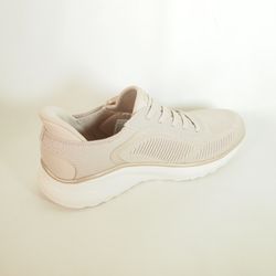 Zapatillas deportivas Skechers 117497 Bobs Squad Chaos Current Muse Natural-Oro