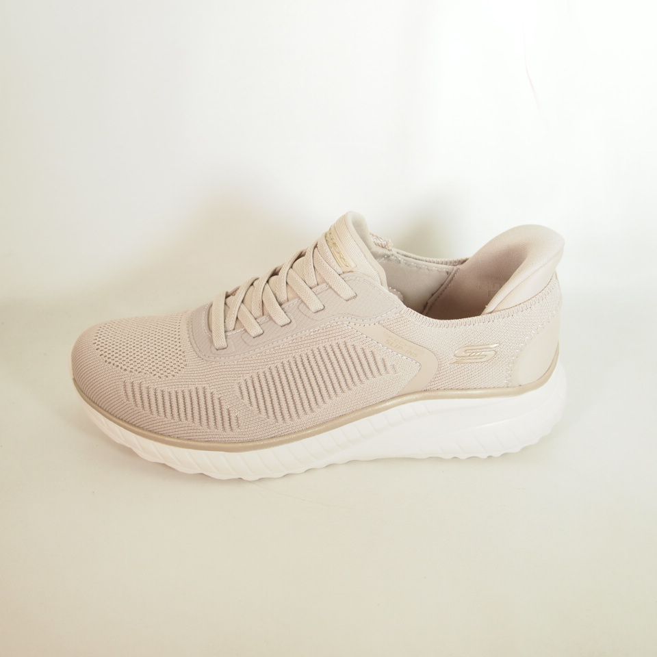 Zapatillas deportivas Skechers 117497 Bobs Squad Chaos Current Muse Natural-Oro 35